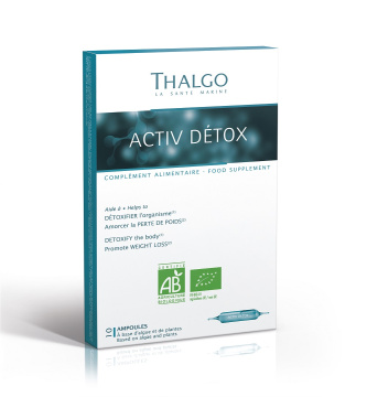 Детокс-напиток Thalgo Activ Detox для очищения организма и похудения, 10 капсул по 10 мл
